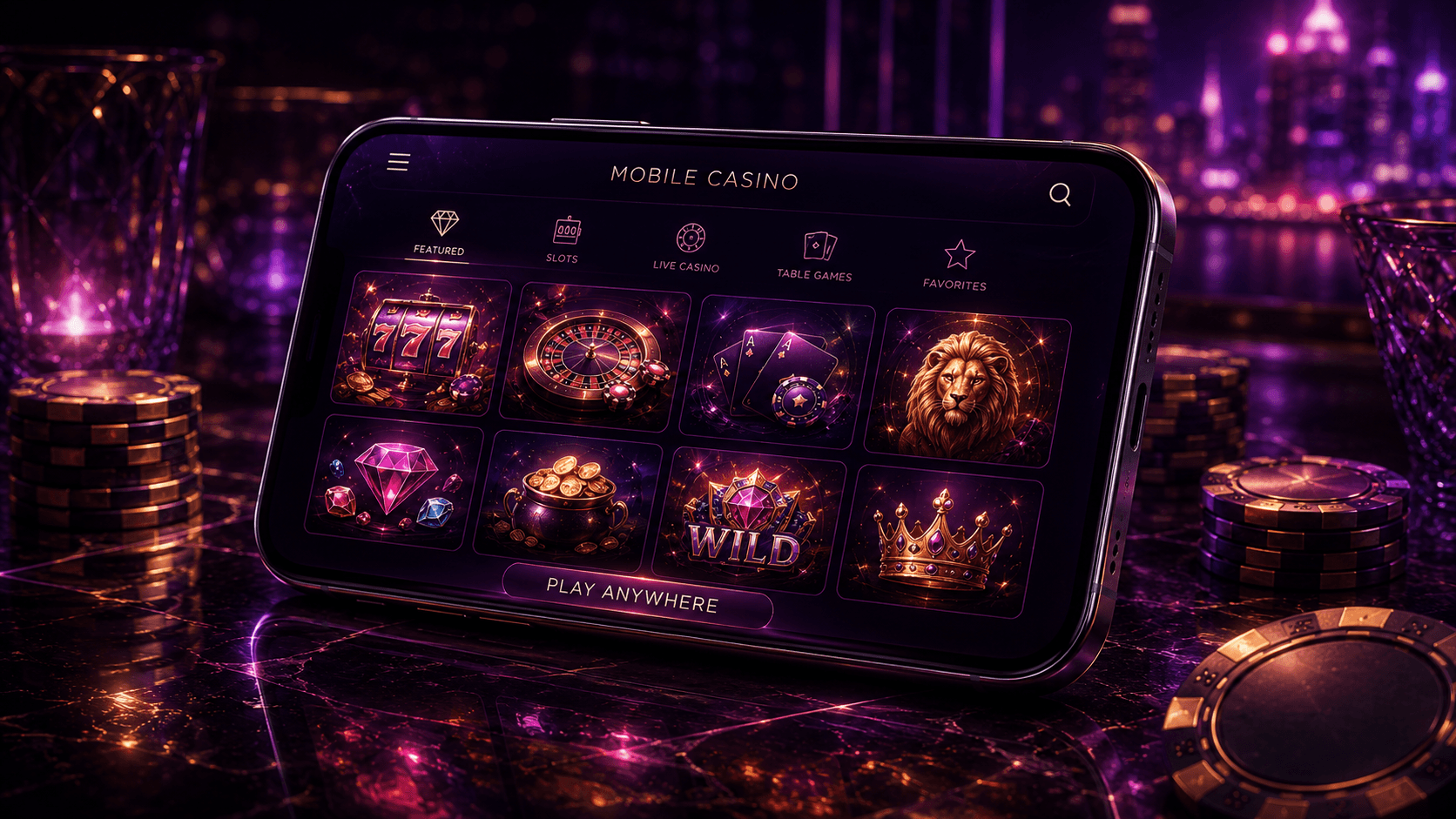 PlayLive app mobile casino game library