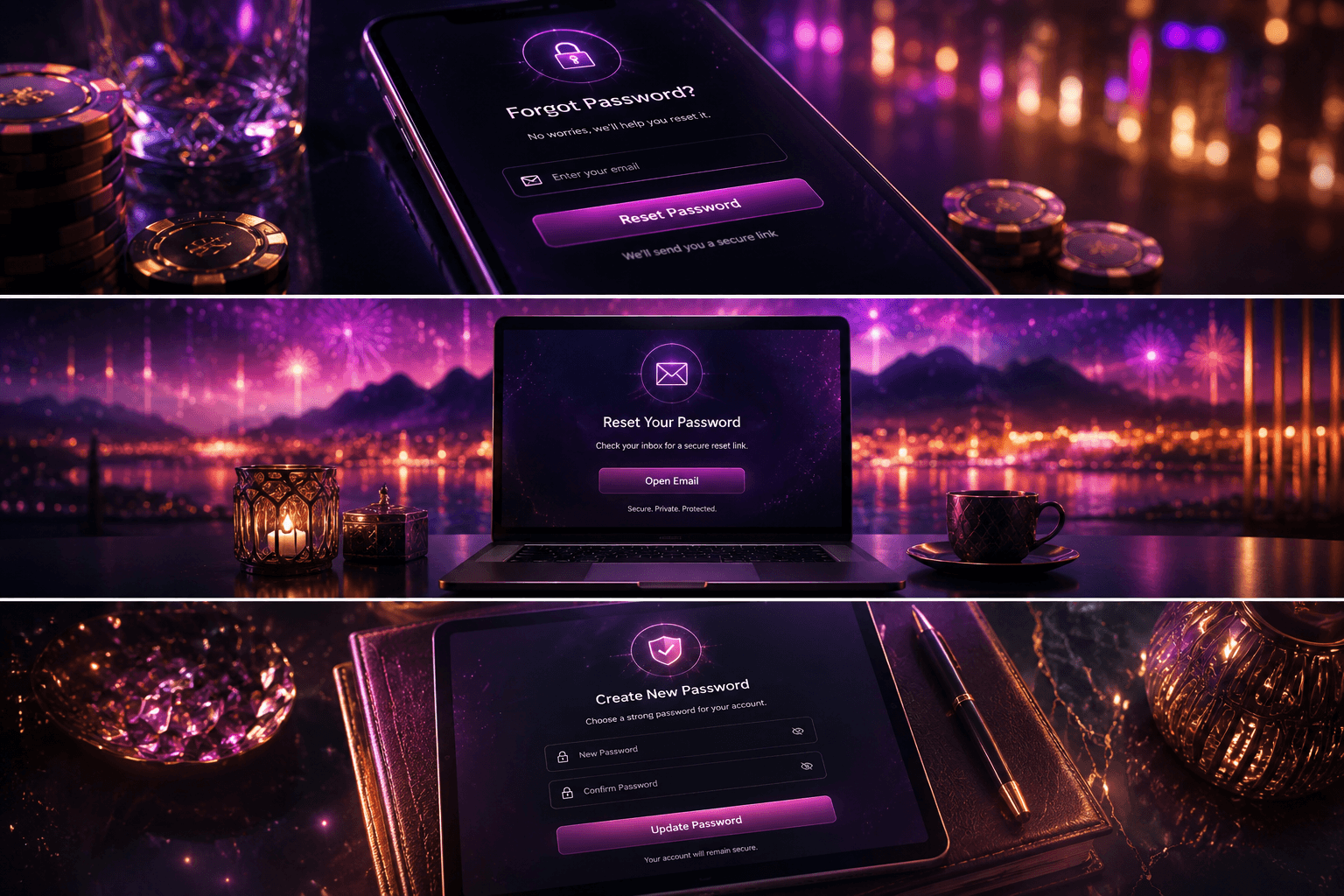 PlayLive login page password recovery