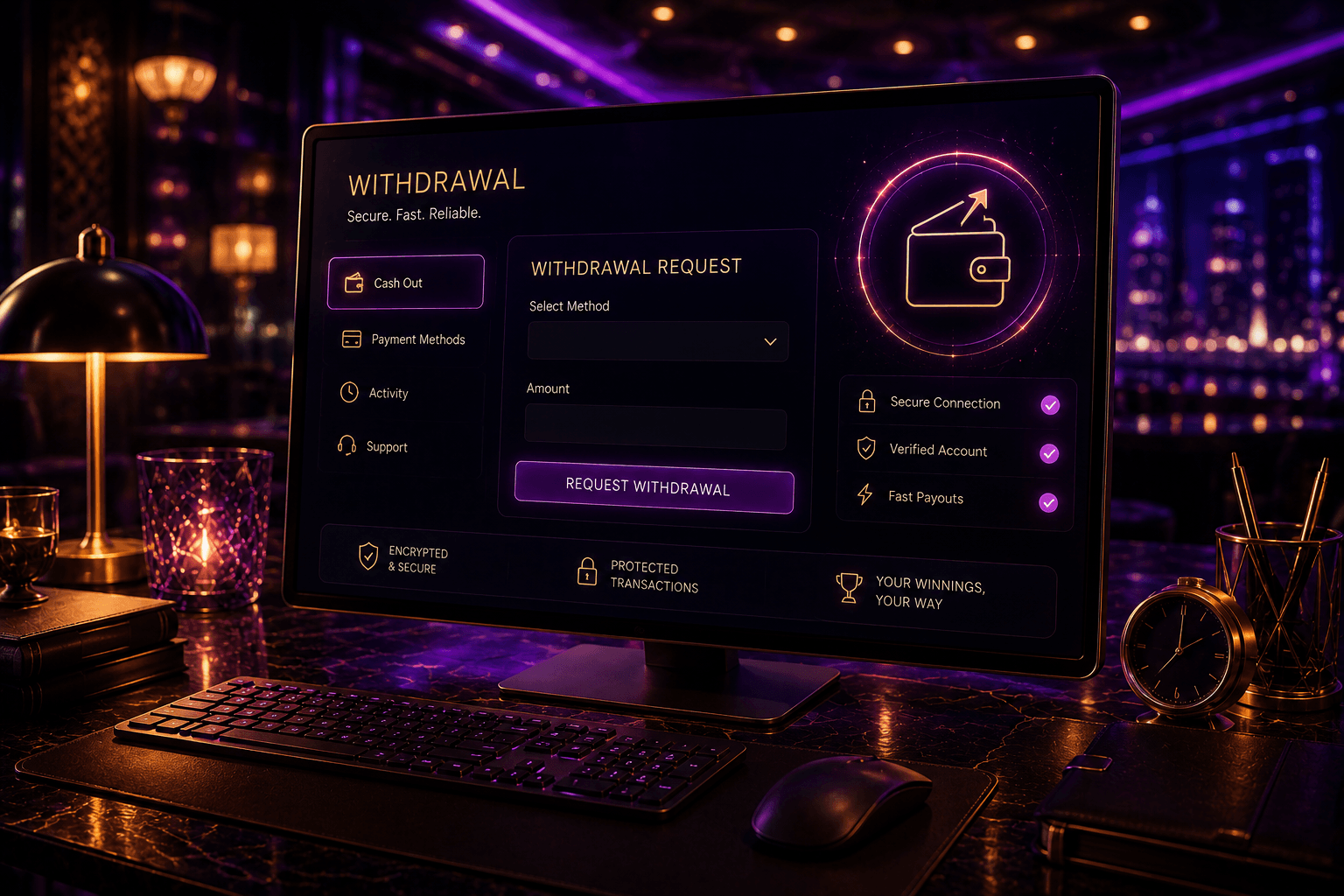 PlayLive withdrawals desktop withdrawal screen